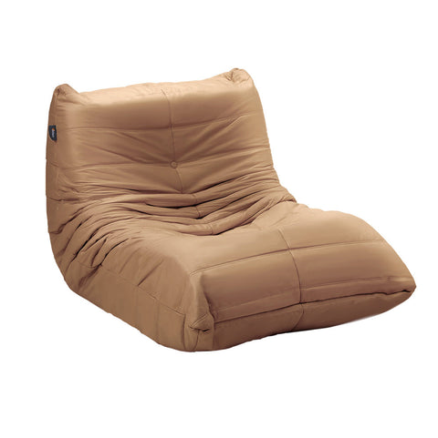 NNEED Floor Sofa Lazy Couch Brown Polyester