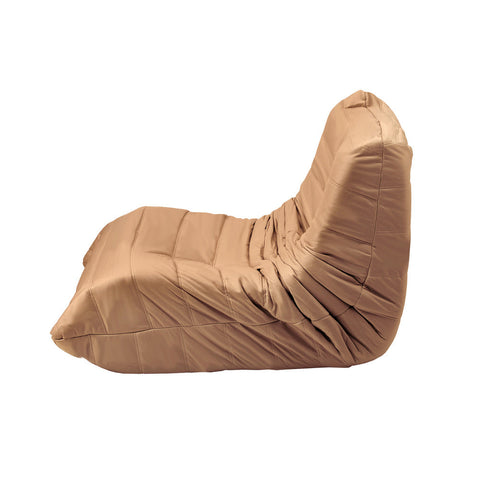 NNEED Floor Sofa Lazy Couch Brown Polyester