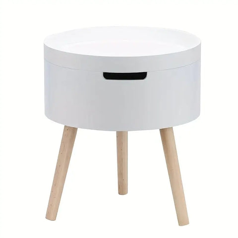 Stylish - Practical Open-Top Storage Side Table-0